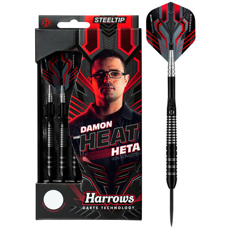 Harrows – Damon Heta Black 23g Darts – 90% Tungsten